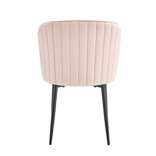 Chaise Diana rose poudré